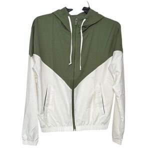 Born‎ Primitive Women's Color Block Windbreaker Jacket Size XS Athletic Casual